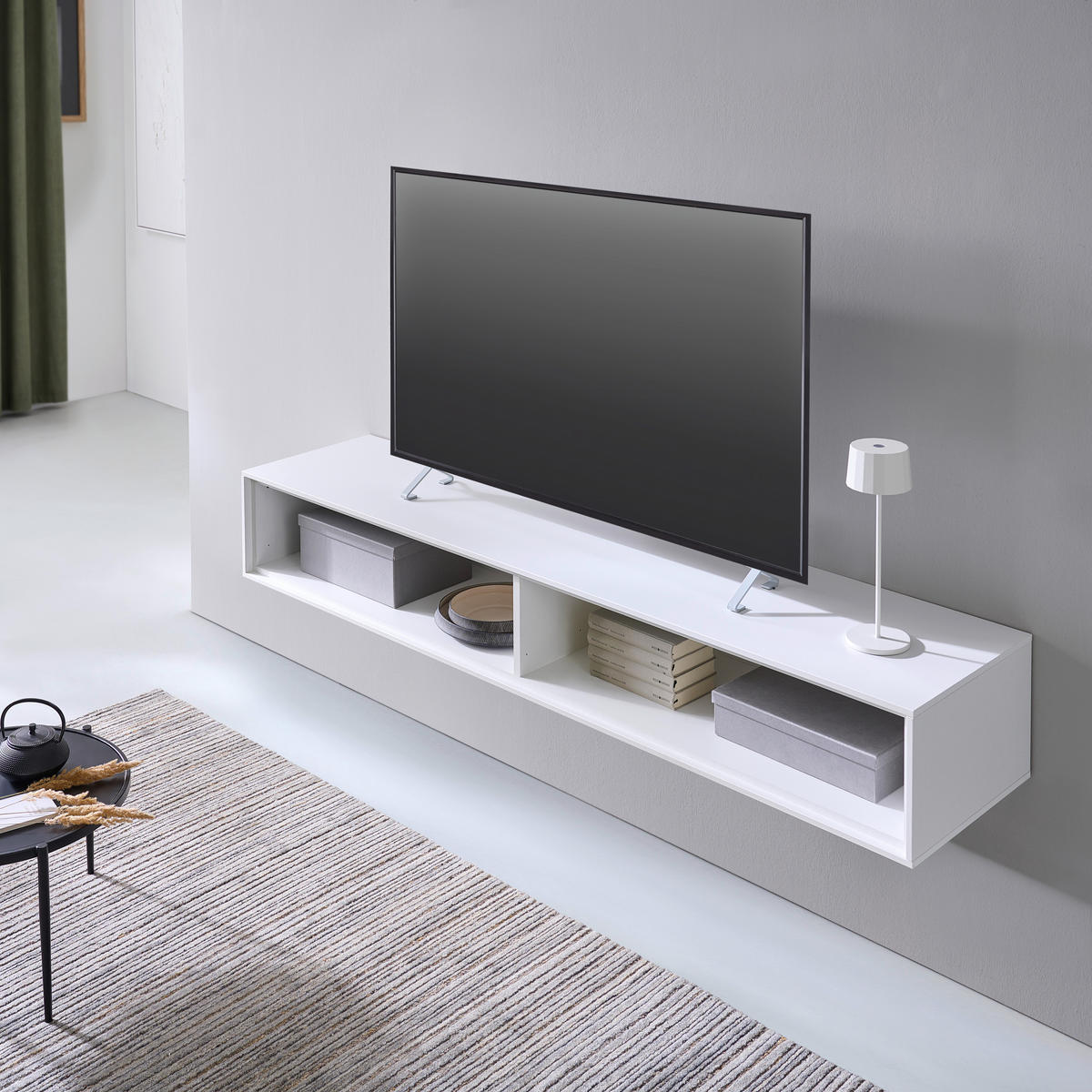 TV-ELEMENT 179,1/26/40 cm Weiß  179,1/26/40 cm  - Weiß, Design, Holzwerkstoff (179,1/26/40cm) - home24