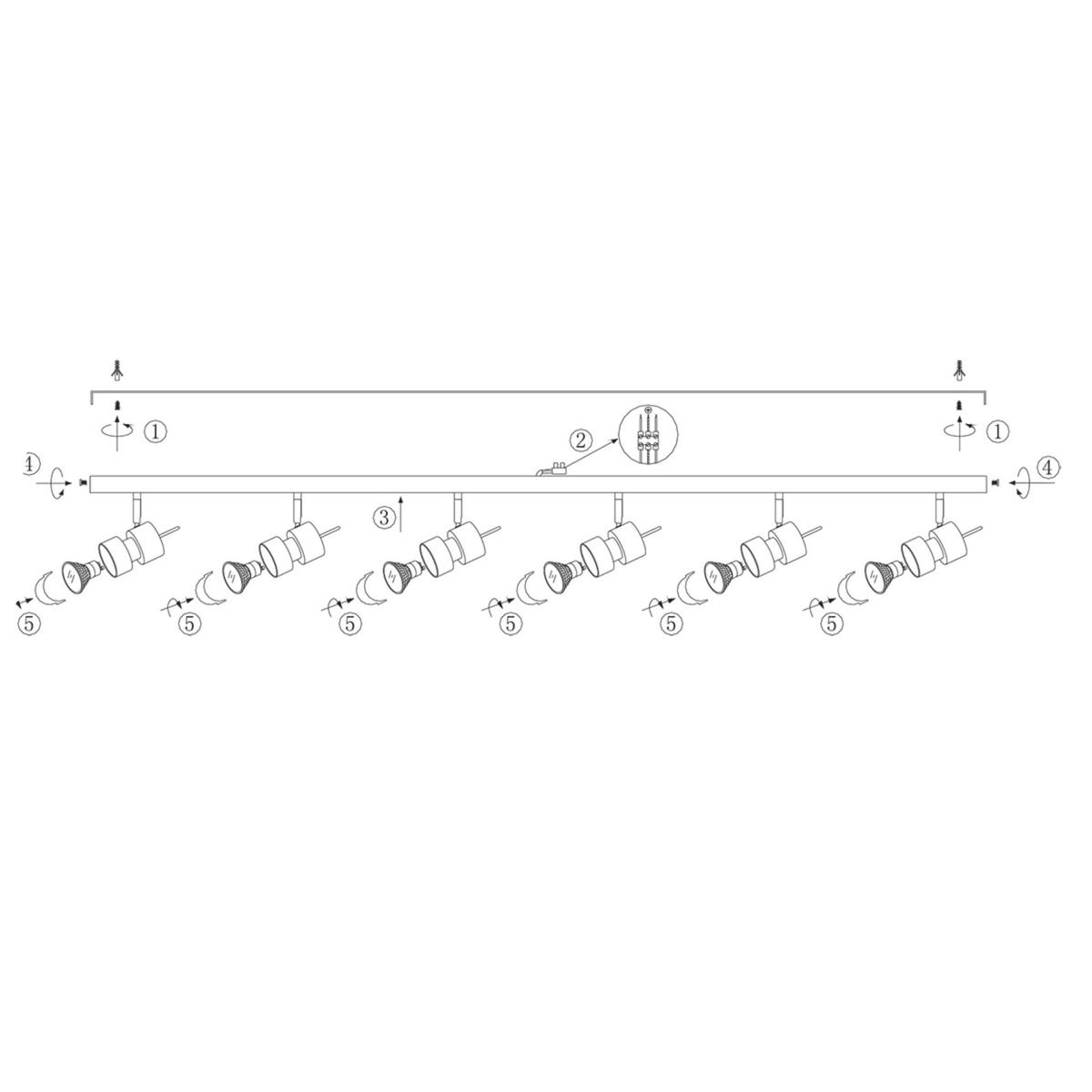 DECKENLEUCHTE     - Silberfarben, Trend, Metall (18/12/134cm)