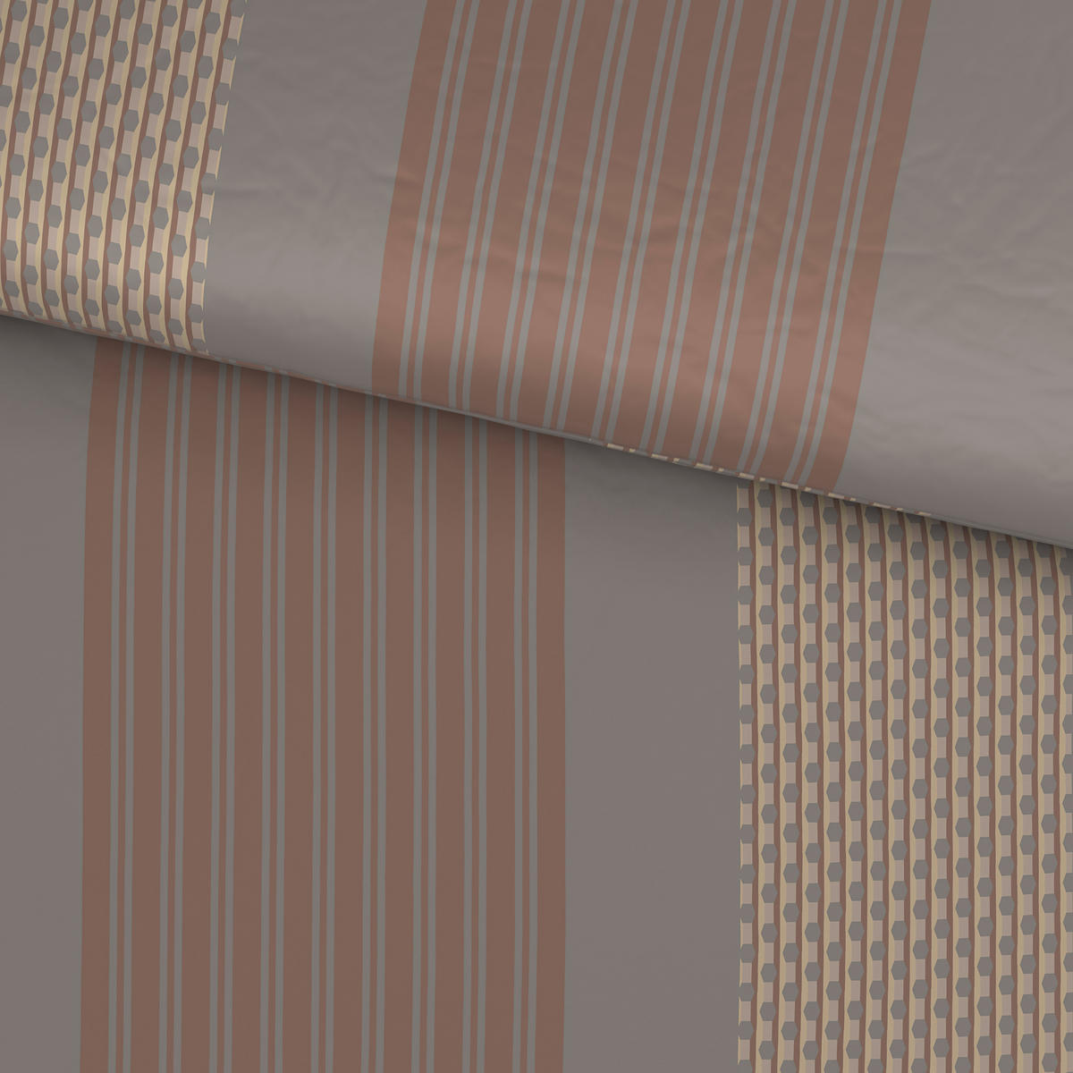 POSTELJINA SA DVA LICA 140/200 cm saten siva  - siva, tekstil (140/200cm) - Dieter Knoll