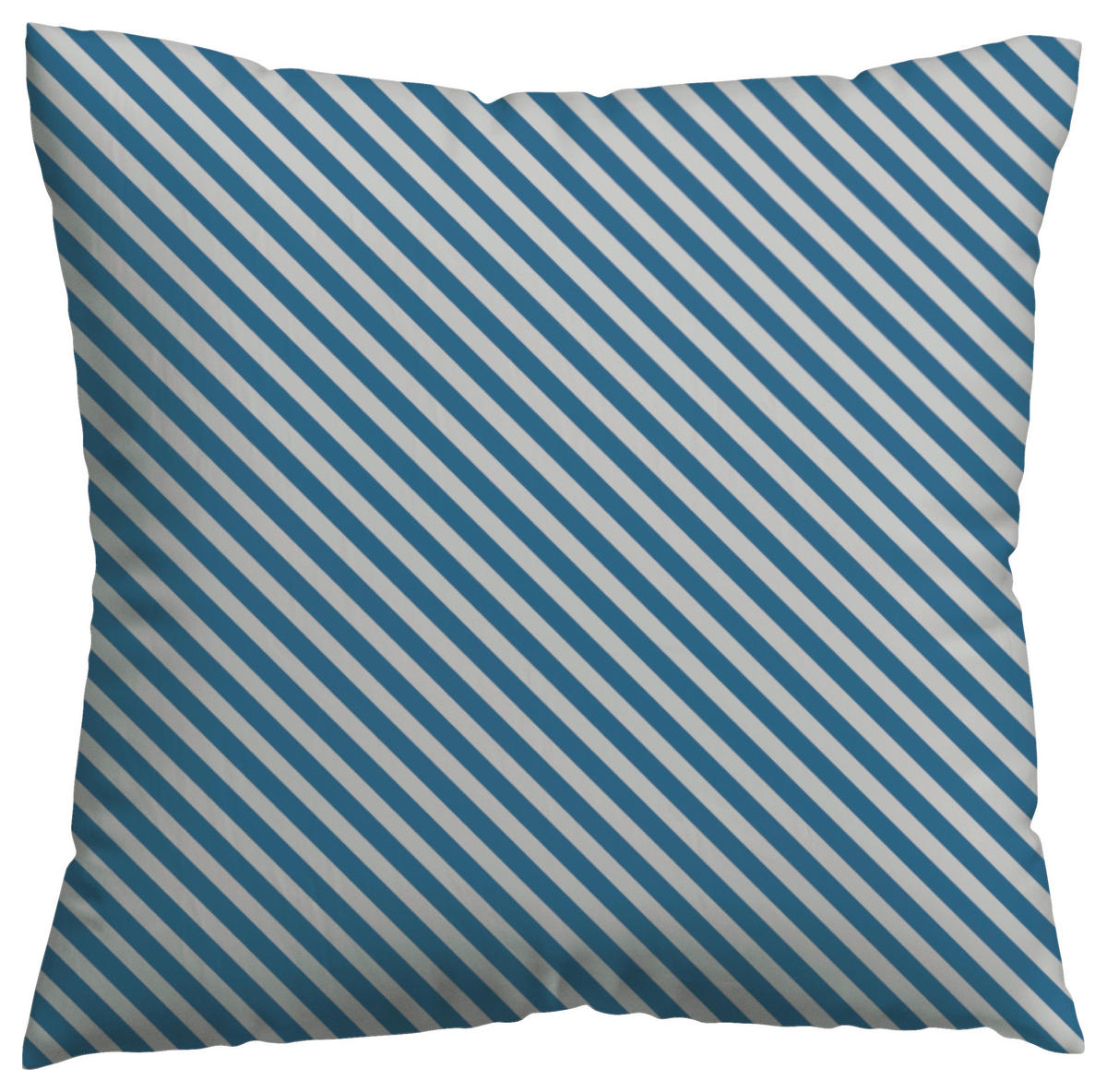 KISSENHÜLLE Woven Satin Fade 40/40 cm  - Blau/Hellgrau, Basics, Textil (40/40cm) - Schlafgut