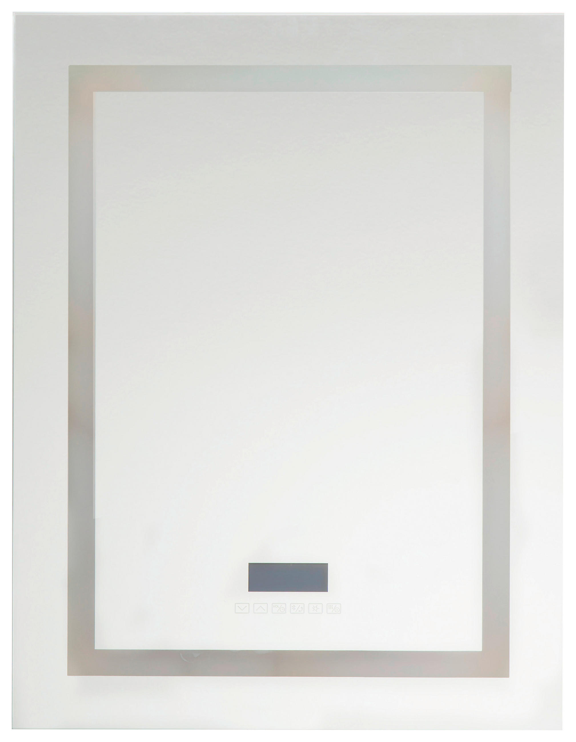 BADEZIMMERSPIEGEL 60/80/5,6 cm  - Chromfarben, Basics, Glas/Metall (60/80/5,6cm) - Sadena