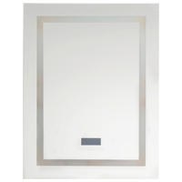 BADEZIMMERSPIEGEL 60/80/5,6 cm  - Chromfarben, Basics, Glas/Metall (60/80/5,6cm) - Sadena