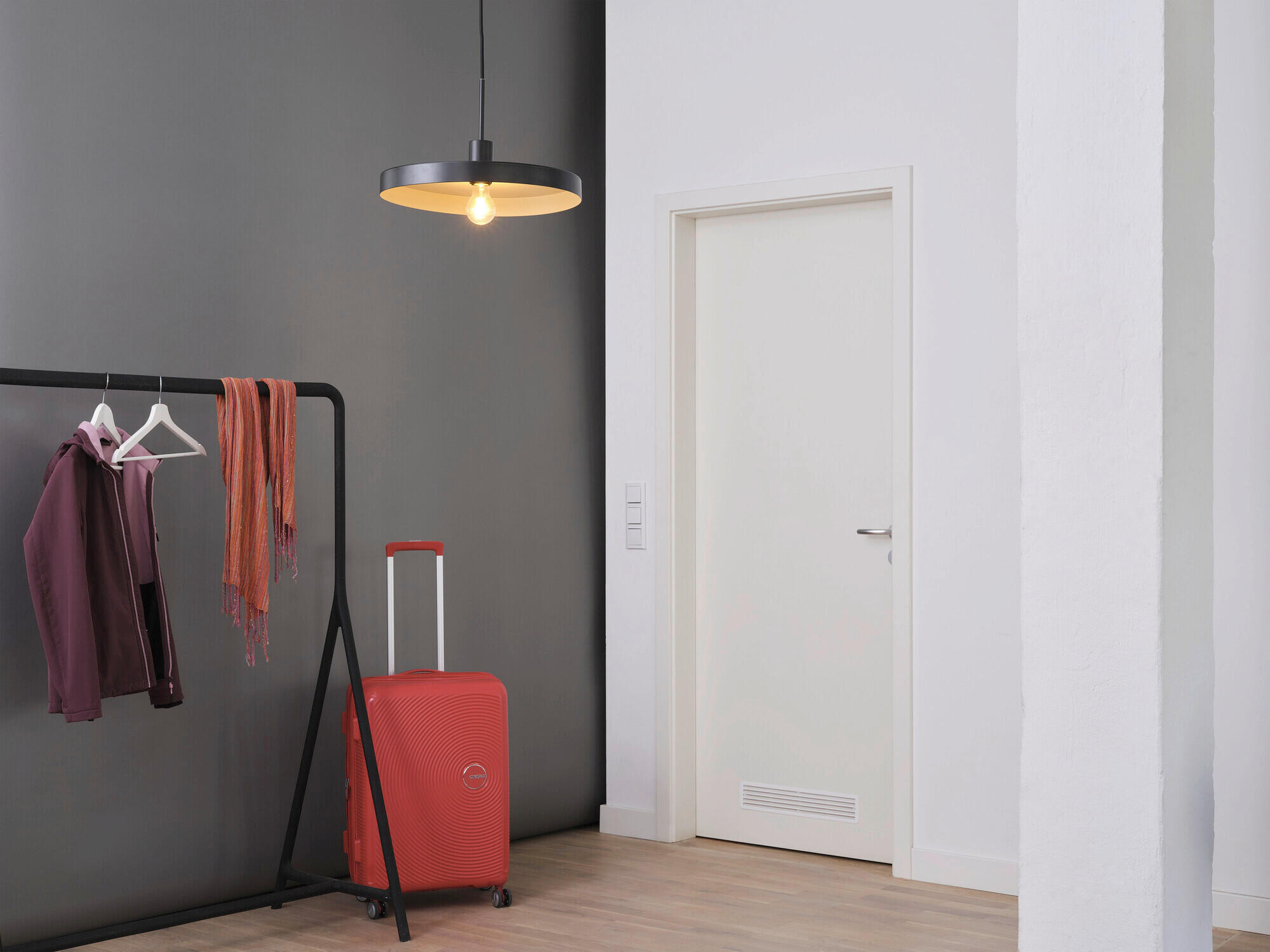 HÄNGELEUCHTE 40/127 cm  - Beige/Schwarz, Basics, Metall (40/127cm) - Osram