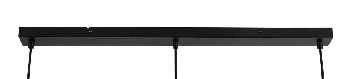 LUSTER    93/25/130 cm    - boja hroma/crna, Konvencionalno, staklo/metal (93/25/130cm) - Dieter Knoll