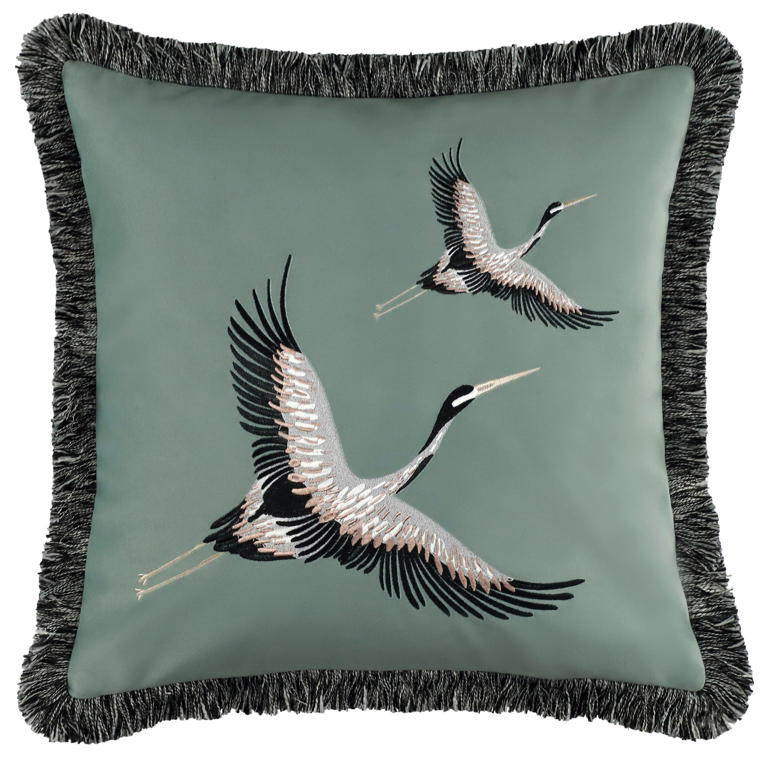 KISSENBEZUG Schöner Wohnen - Trail grün 45/45 cm  - Grün, Textil (45/45cm) - Schöner Wohnen