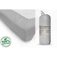 SPANNBETTTUCH 180-200/200 cm  - Hellgrau, Basics, Textil (180-200/200cm)
