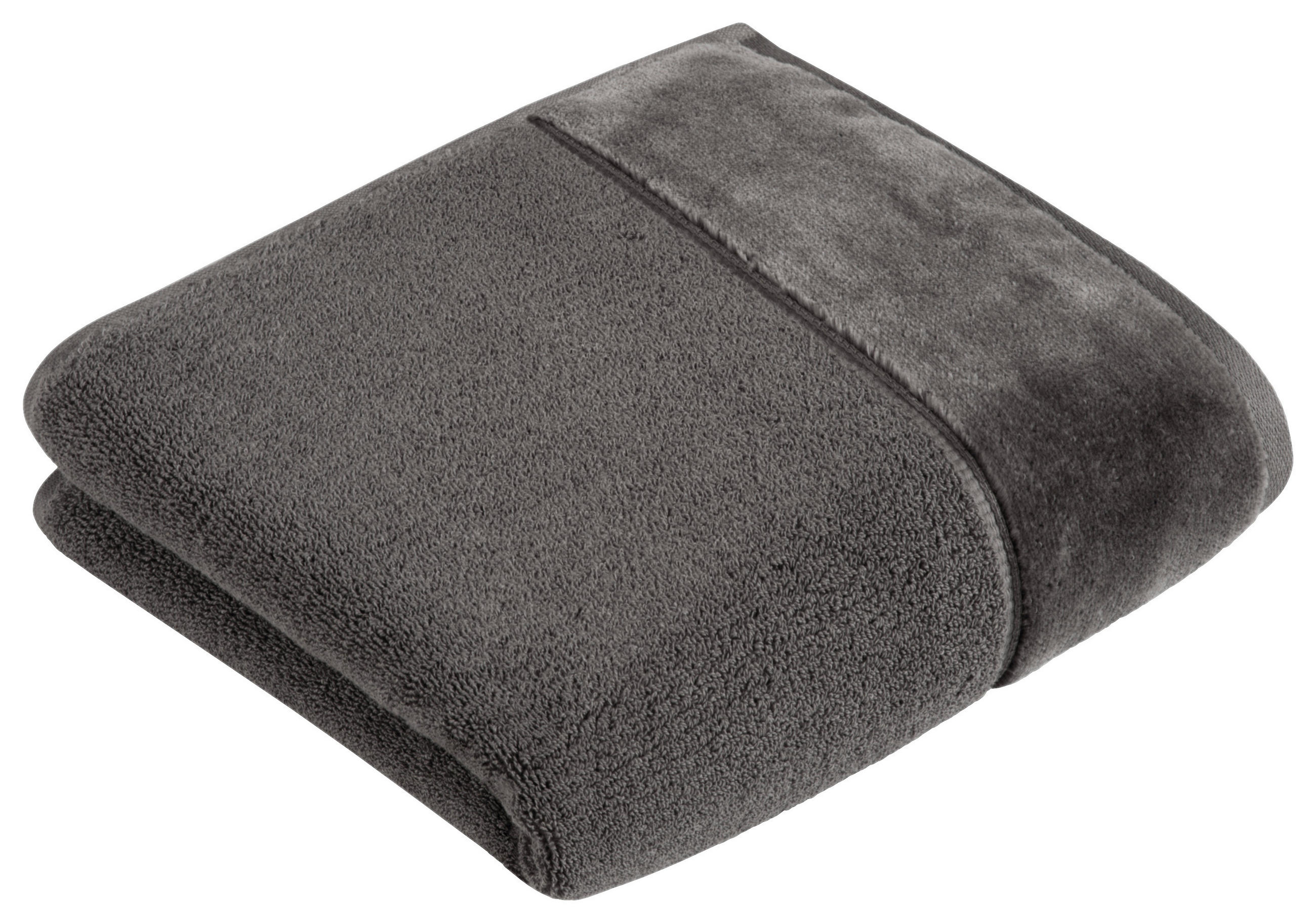 HANDTUCH 110/60 cm Pure NOS Vossen Wäsche Grau  - Grau, Basics, Textil (110/60cm) - Vossen