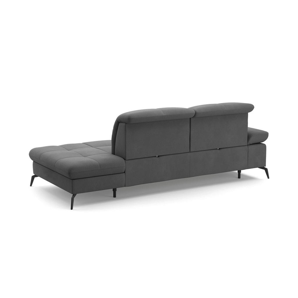 Thumbnail - Sit & More Récamiere, Grau, Textil, 231x90x122 cm, Goldenes M, Oeko-Tex® Standard 100, Made in Europe, DGM-Klimapakt, Rü...