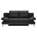 SCHLAFSOFA  in Echtleder  - Chromfarben, Design, Leder/Metall (200/85/90cm) - Novel