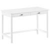 JUGENDSCHREIBTISCH Buche massiv  - Schwarz/Weiß, MODERN, Holz/Metall (120/77/60cm) - MID.YOU