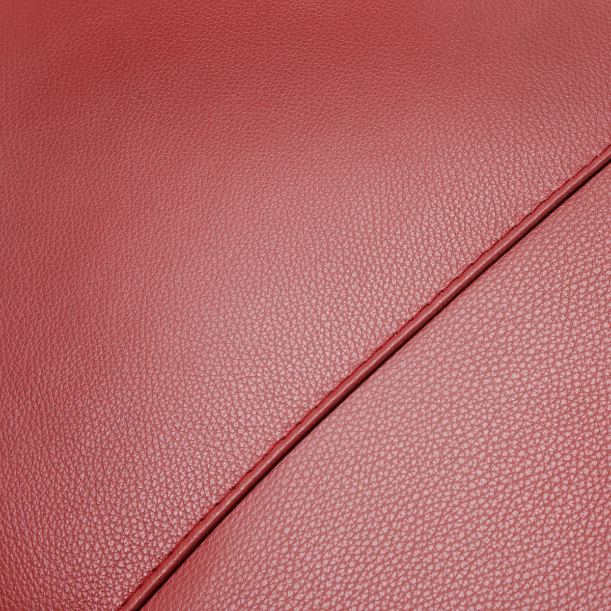 SAROKKANAPÉ bőr piros  - fekete/piros, Design, bőr/fém (286/183cm) - Celina Home