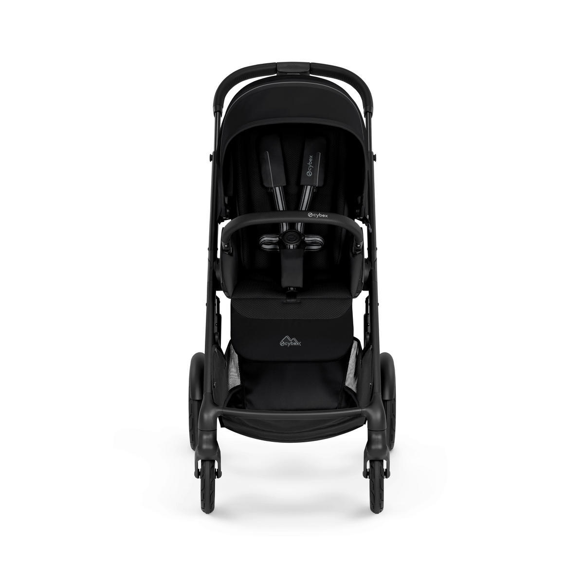 KINDERWAGEN Talos S BLK inkl. Fold-Carrycot  - Schwarz, Basics, Textil/Metall (93/60/115cm) - cybex GOLD