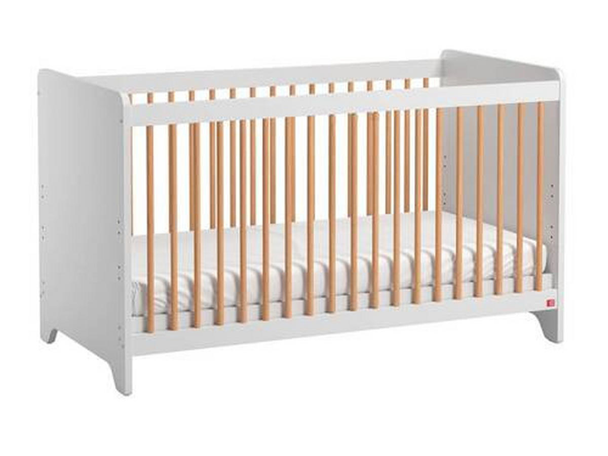 GITTERBETT Leaf 70/140 cm  - Weiß, MODERN (70/140cm) - MID.YOU