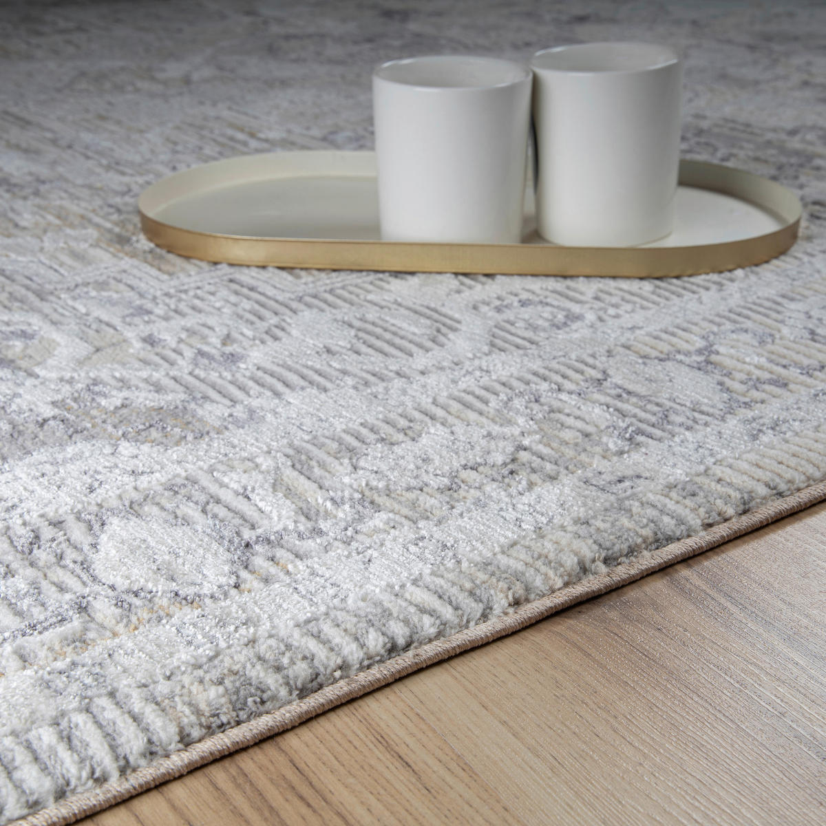 COVOR ȚESUT My Manaos  - taupe, Konventionell, textil (140/200cm)