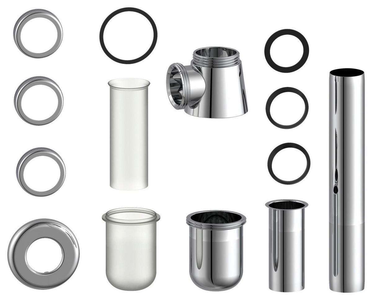 SIPHON 98803110  - Edelstahlfarben, Basics, Metall (5,7/49,5/25,7cm) - Schütte
