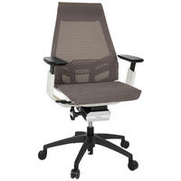 SNURRSTOL  i nätklädsel grå, svart, vit  - vit/grå, Modern, textil/plast (70/112/55cm) - MID.YOU