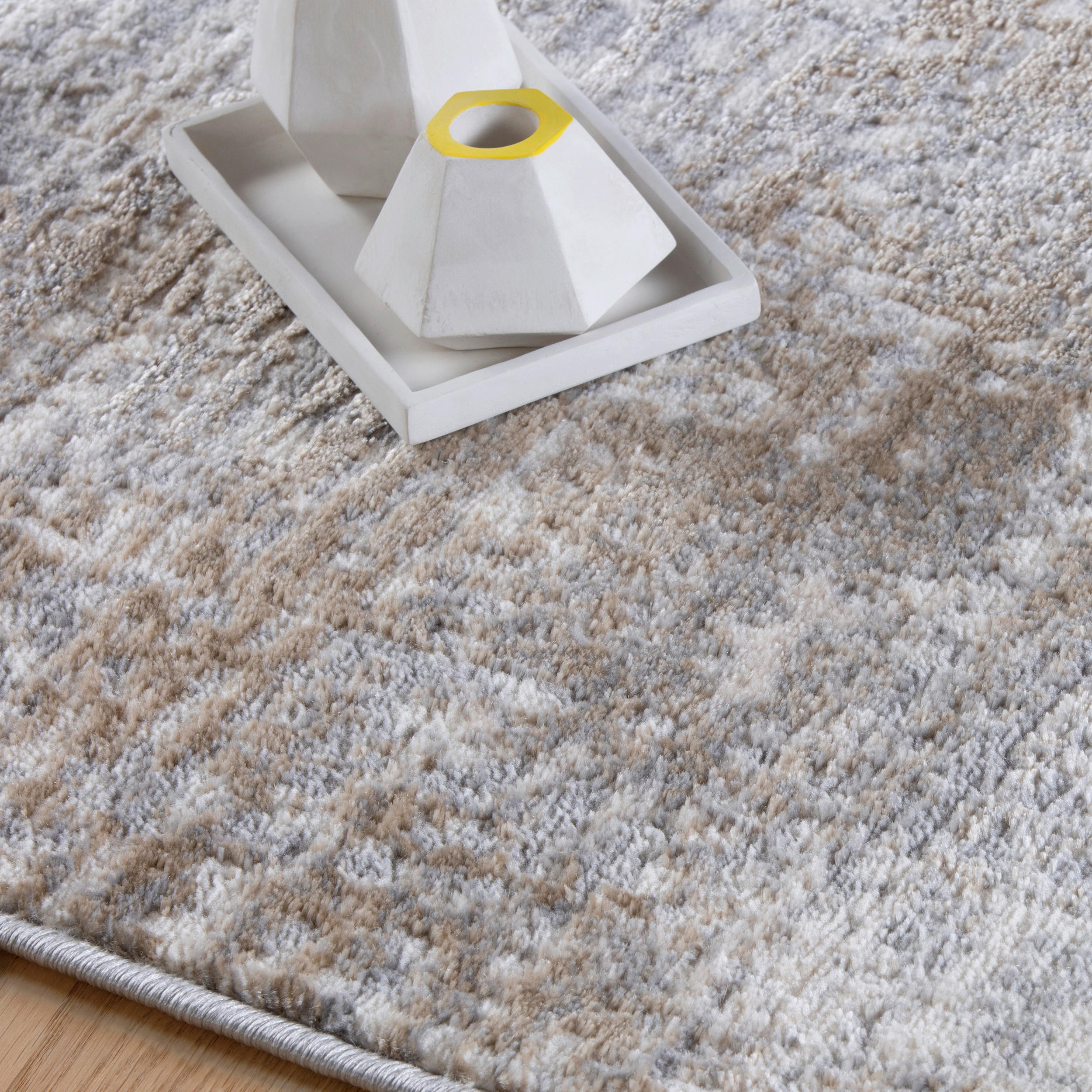 VINTAGE-TEPPICH 120/170 cm My Salsa Taupe  - Taupe, Design, Textil (120/170cm) - Obsession