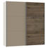 SCHWEBETÜRENSCHRANK in Creme, Eichefarben, Hellbraun - Hellbraun/Eichefarben, Design, Glas/Holz (202,5/220/65cm) - Jutzler SCHWEBETÜRENSCHRANK in Creme, Eichefarben, Hellbraun - Hellbraun/Eichefarben, Design, Glas/Holz (202,5/220/65cm) - Jutzler