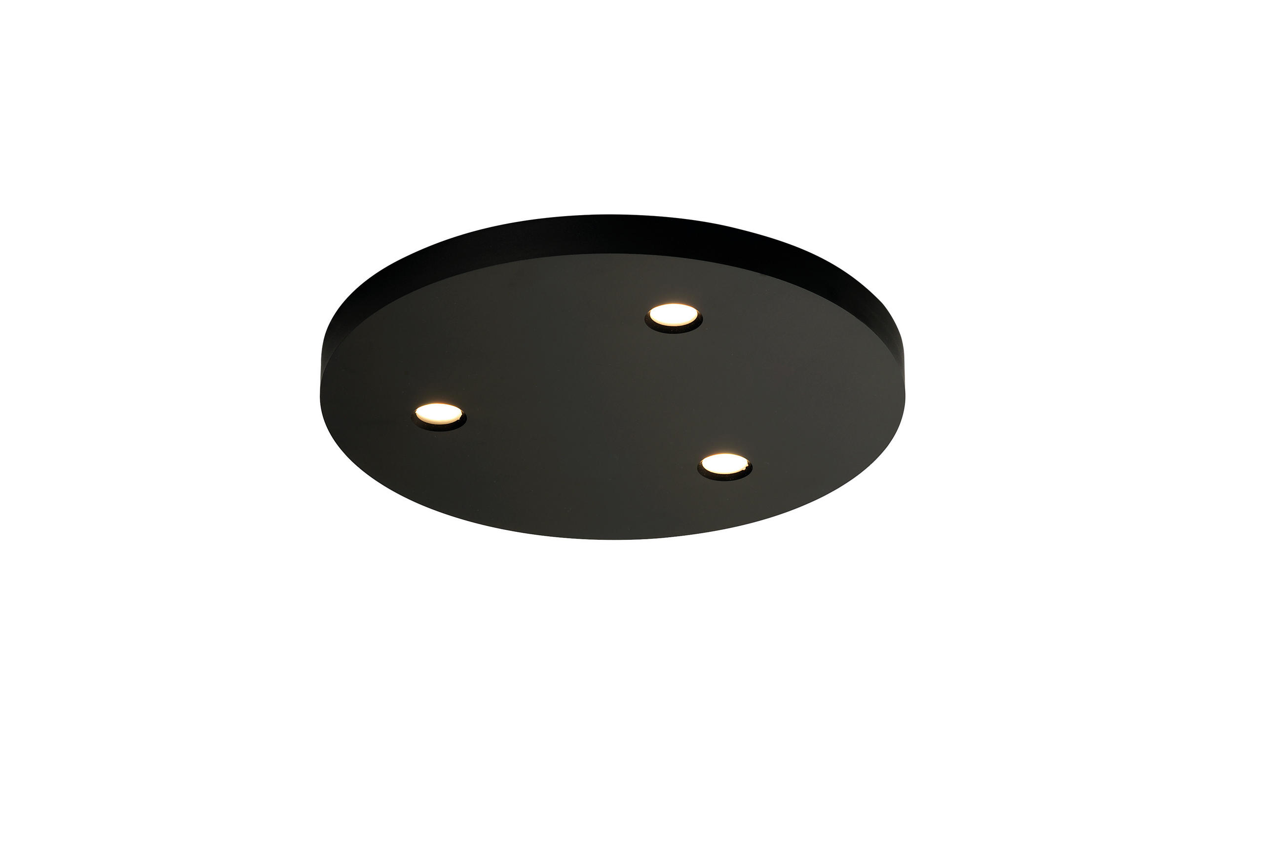 LED-DECKENLEUCHTE 20/1,5 cm   - Schwarz, Design, Metall (20/1,5cm) - BOPP