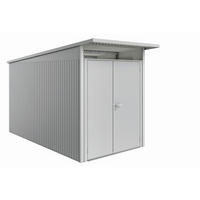 GERÄTEHAUS 180/222/380 cm  - Silberfarben, Basics, Metall (180/222/380cm) - Biohort