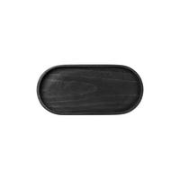 SERVIERTABLETT  11/23 cm   - Schwarz, Natur, Holz (11/23cm) - ASA
