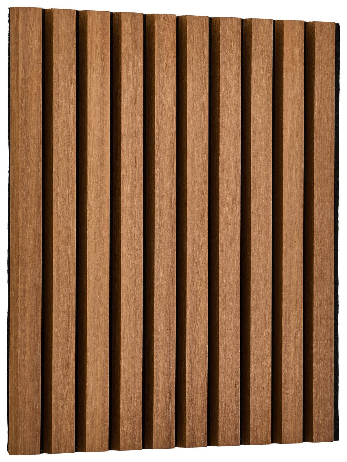 AKUSTICKÝ PANEL 40/40/2,1 cm   - černá/barvy vlašských ořechů, Basics, kompozitní dřevo/plast (40/40/2,1cm) - Boxxx