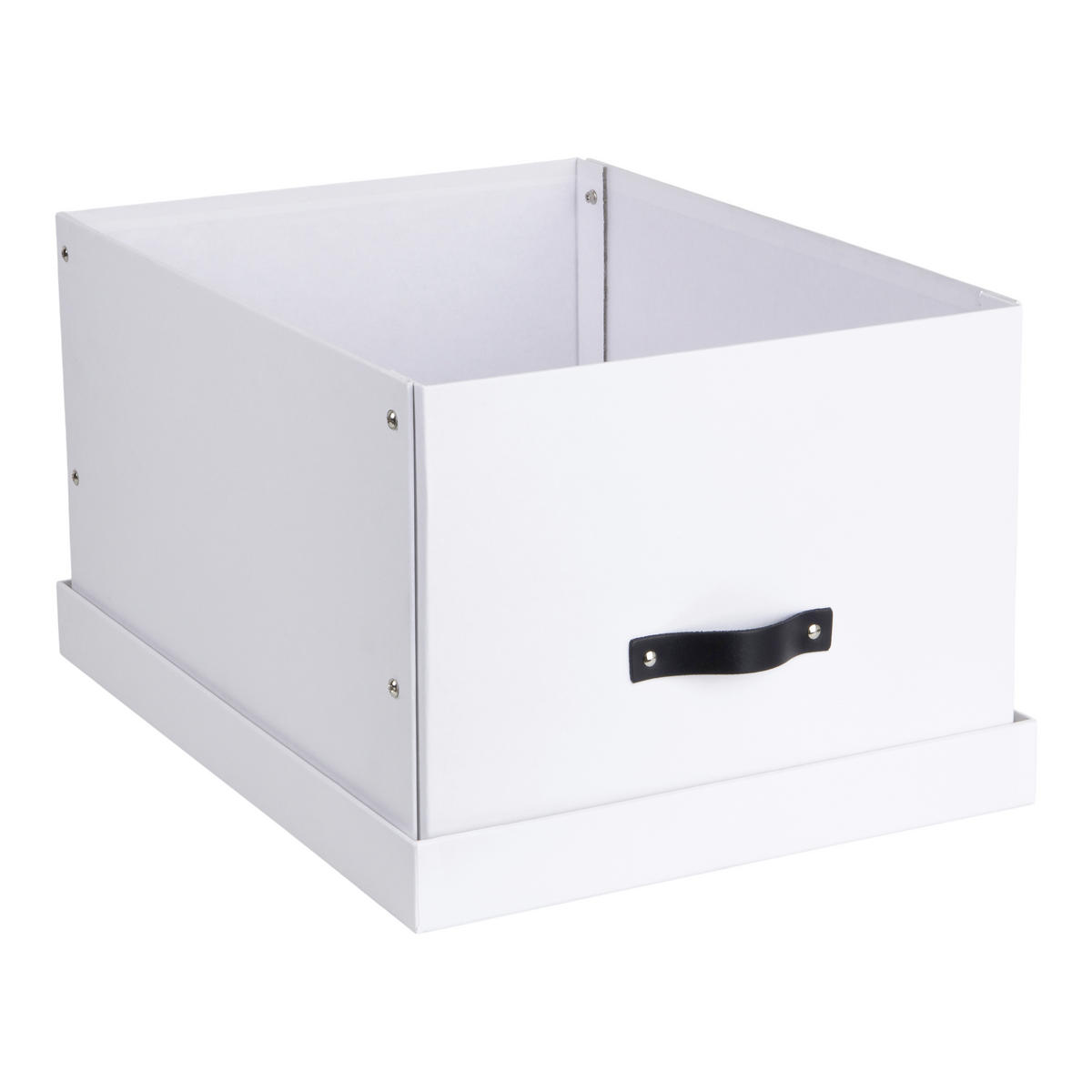 AUFBEWAHRUNGSBOX - Weiß, Basics, Karton/Papier (38/28.5/50.5cm)