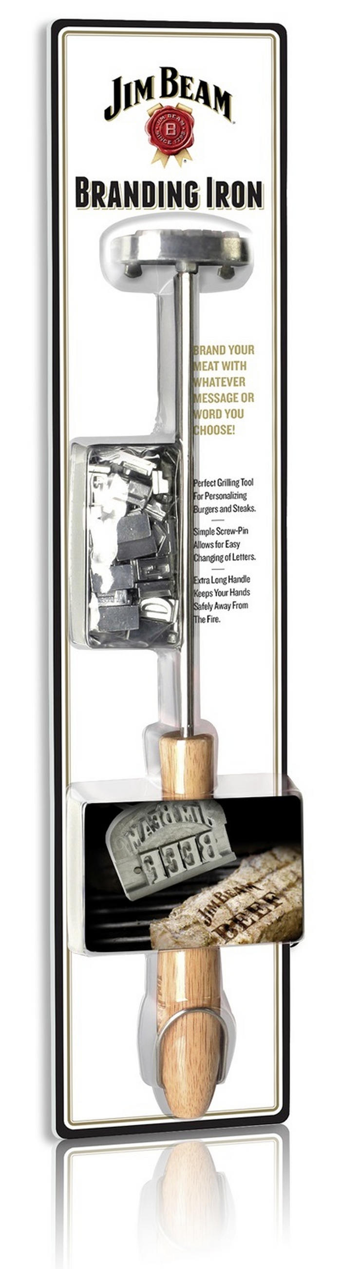 GRILLBESTECK - Trend, Holz/Metall (55/11/4cm) - Jim Beam