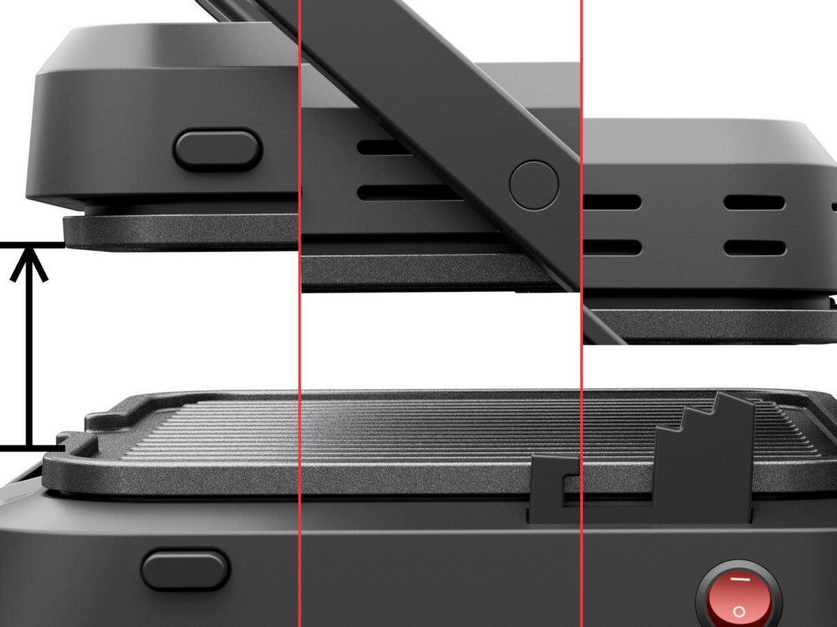 KONTAKTNI ŽAR  TEFAL Supergrill - srebrne barve, Basics, kovina (36.5/37.8/17.5cm) - Tefal