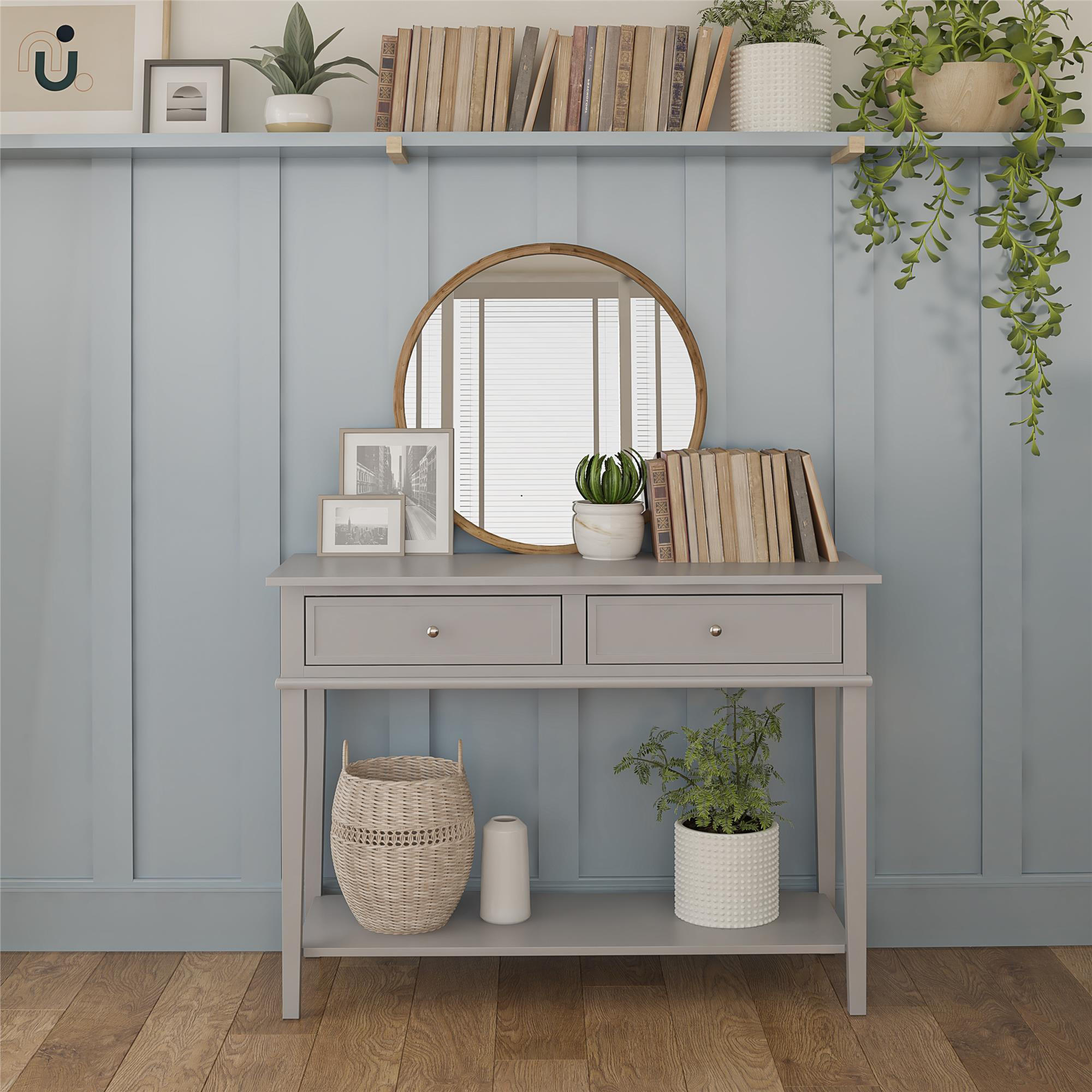 KONSOLE in Holz   104/76/40 cm  - Grau, Design, Holz (104/76/40cm) - MID.YOU