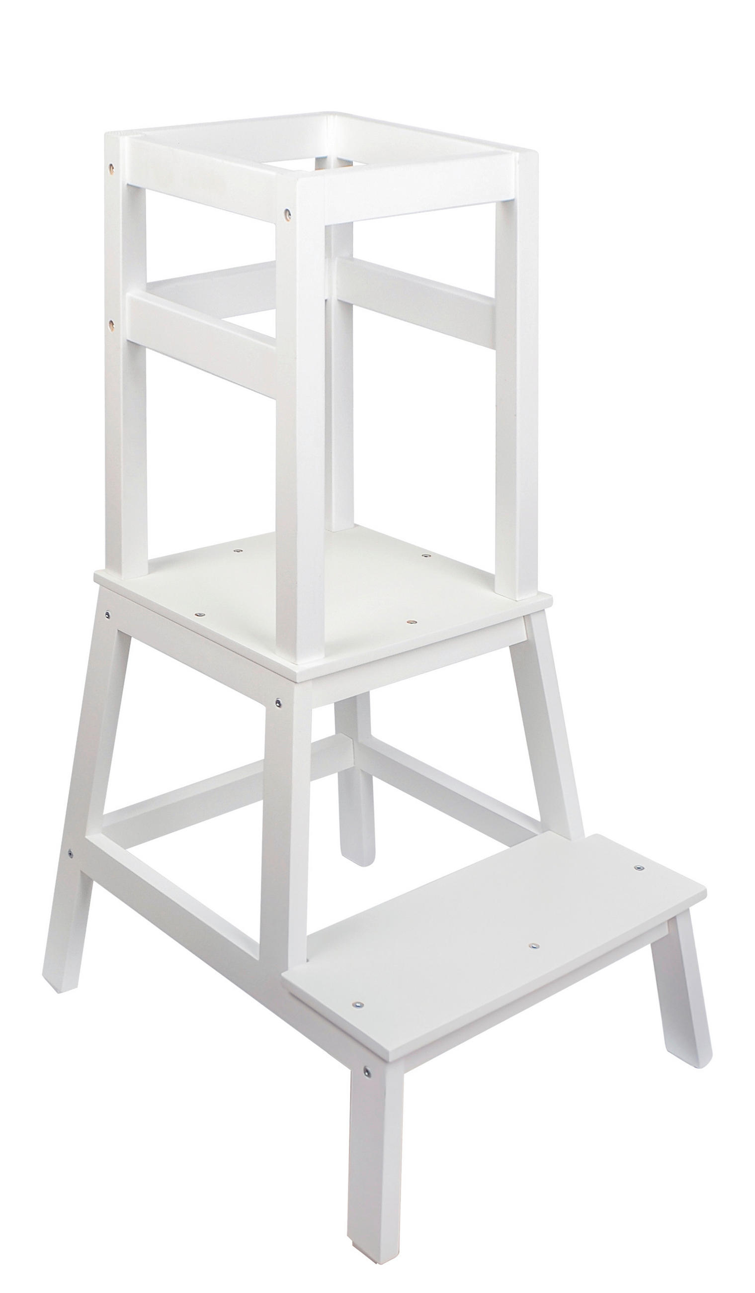 LERNTURM  - Weiß, Basics, Holz (50,5/91,8/42cm) - My Baby Lou