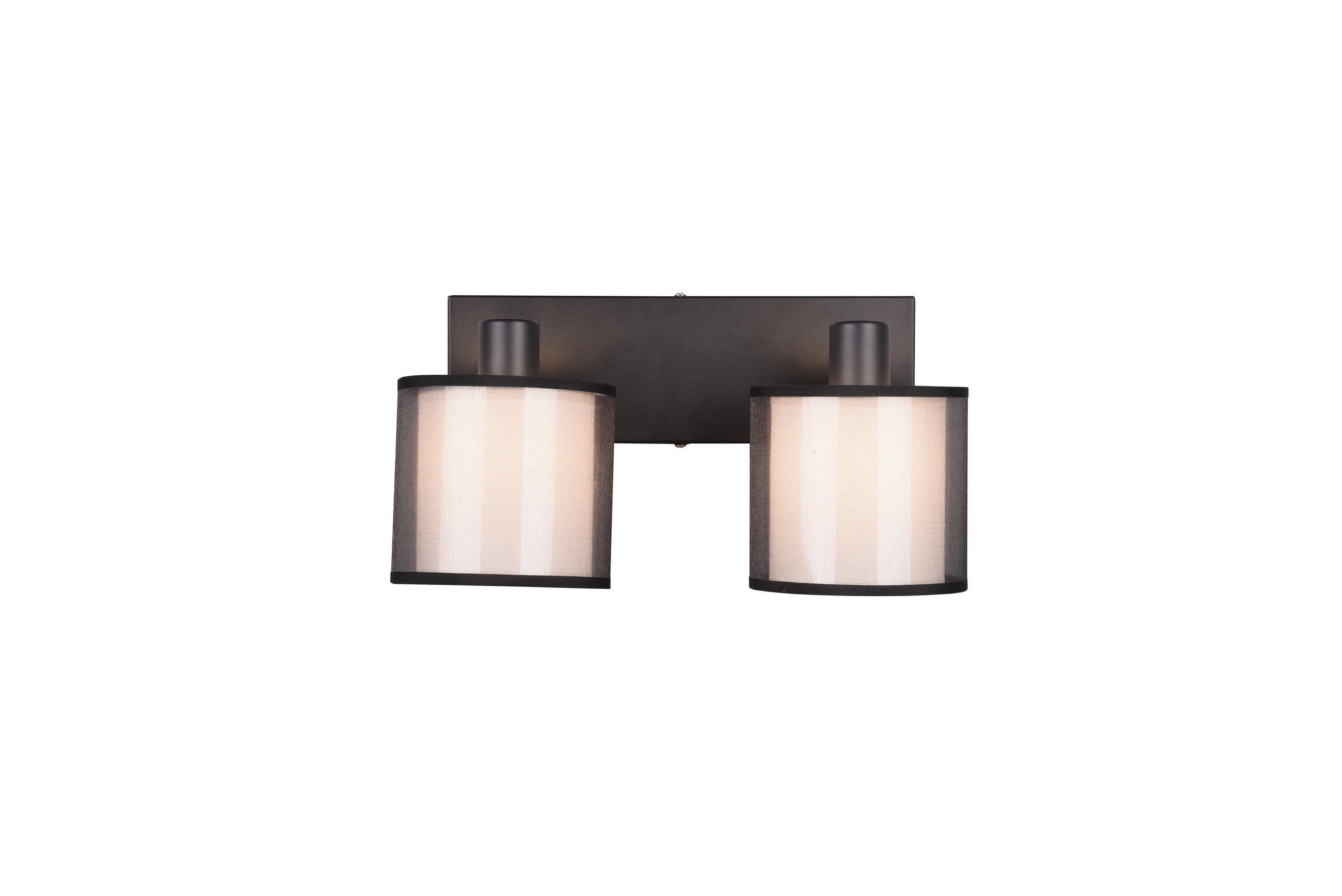 SPOTLIGHT Burton   - grå/svart, Basics, metall/textil (32,5/19,5/18cm) - Trio Leuchten