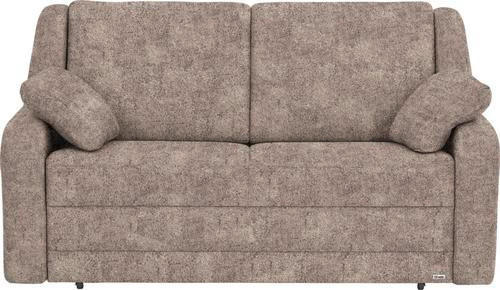 SCHLAFSOFA Beige, Hellbraun  - Hellbraun/Beige, KONVENTIONELL, Kunststoff/Textil (158/88/91cm) - Sedda