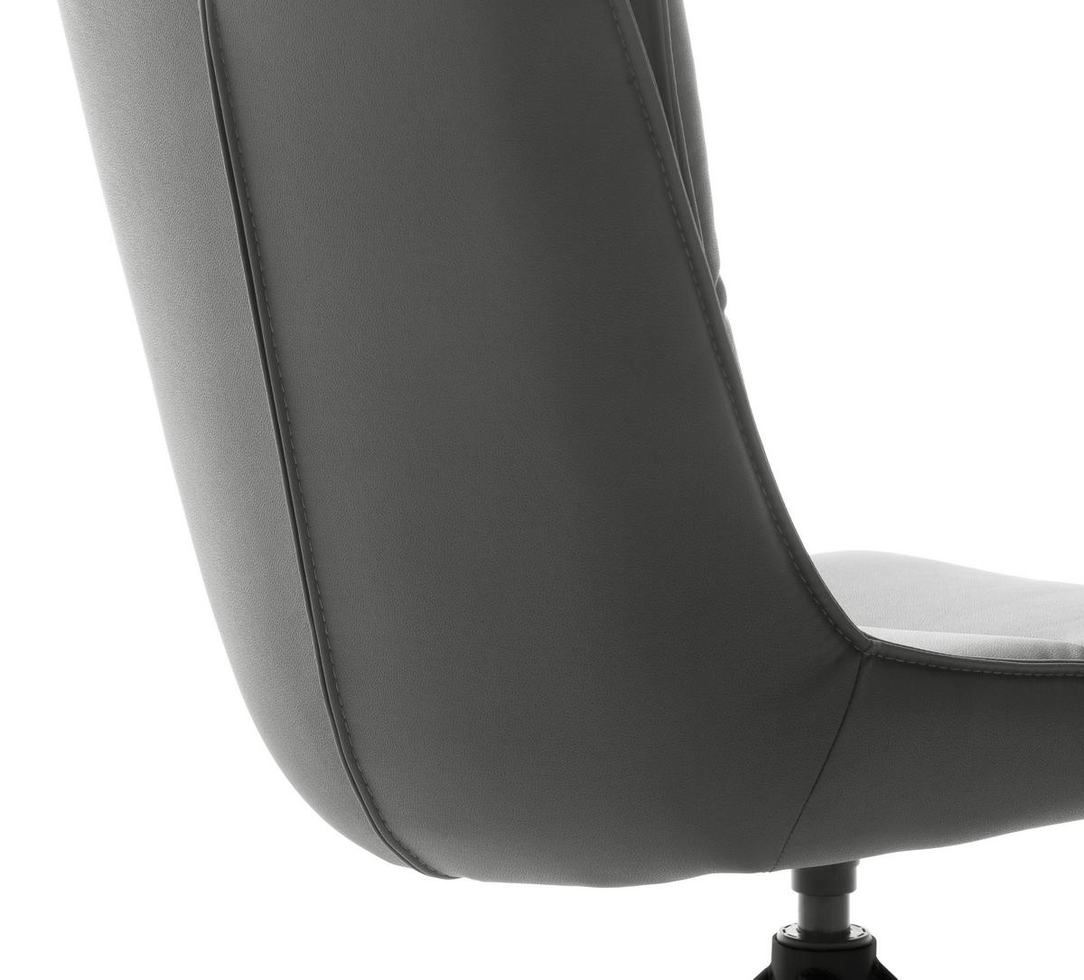 STOLICA  antracit, crna       - crna/antracit, Dizajnerski, metal/tekstil (49/90/65cm) - Novel
