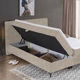 BOXBETT 180/200 cm  in Beige  - Beige/Schwarz, Design, Holz/Holzwerkstoff (180/200cm) - Xora