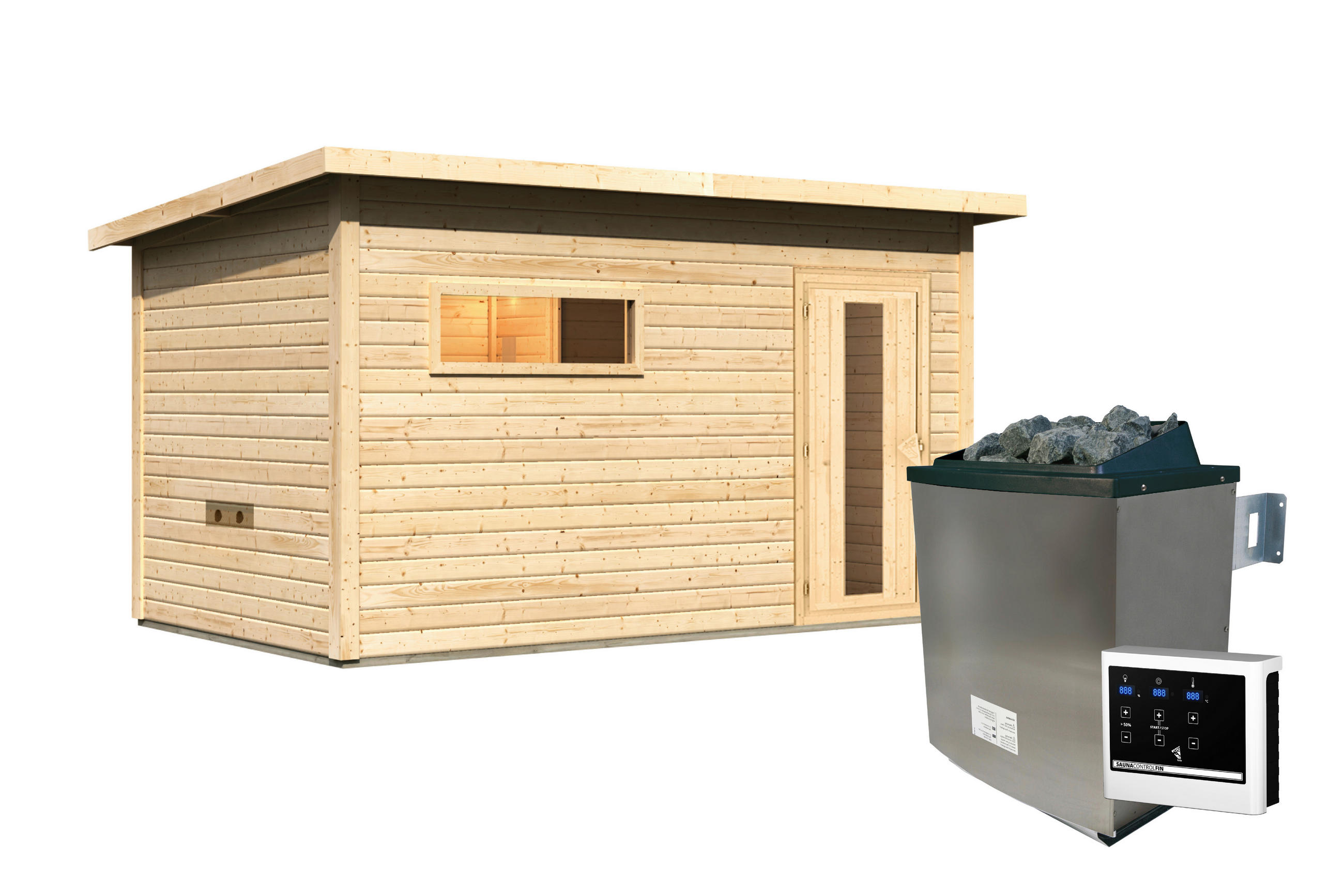 Saunahaus Bente 6 396/217/231 Cm