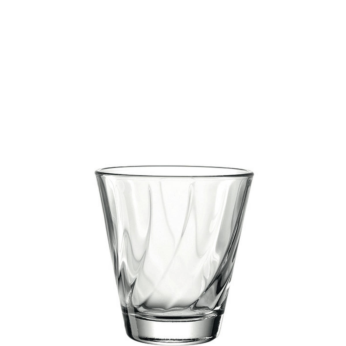 TRINKGLAS Twist  - Klar, Design, Glas (8,5/9/8,5cm) - Leonardo