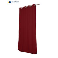 VERDUNKELUNGSVORHANG - Rot, Design, Textil (145/260cm)