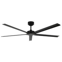 DECKENVENTILATOR Monza 152/31/152 cm   - Schwarz, Basics, Metall (152/31/152cm)