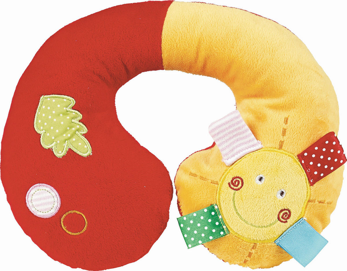 BABA NYAKPÁRNA 20/26 cm  - piros/narancs, Basics, textil (20/26cm) - My Baby Lou