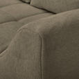 ECKSOFA in Flachgewebe Braun  202/306 cm  - Buchefarben/Braun, KONVENTIONELL, Holz/Textil (202/306cm) - Carryhome
