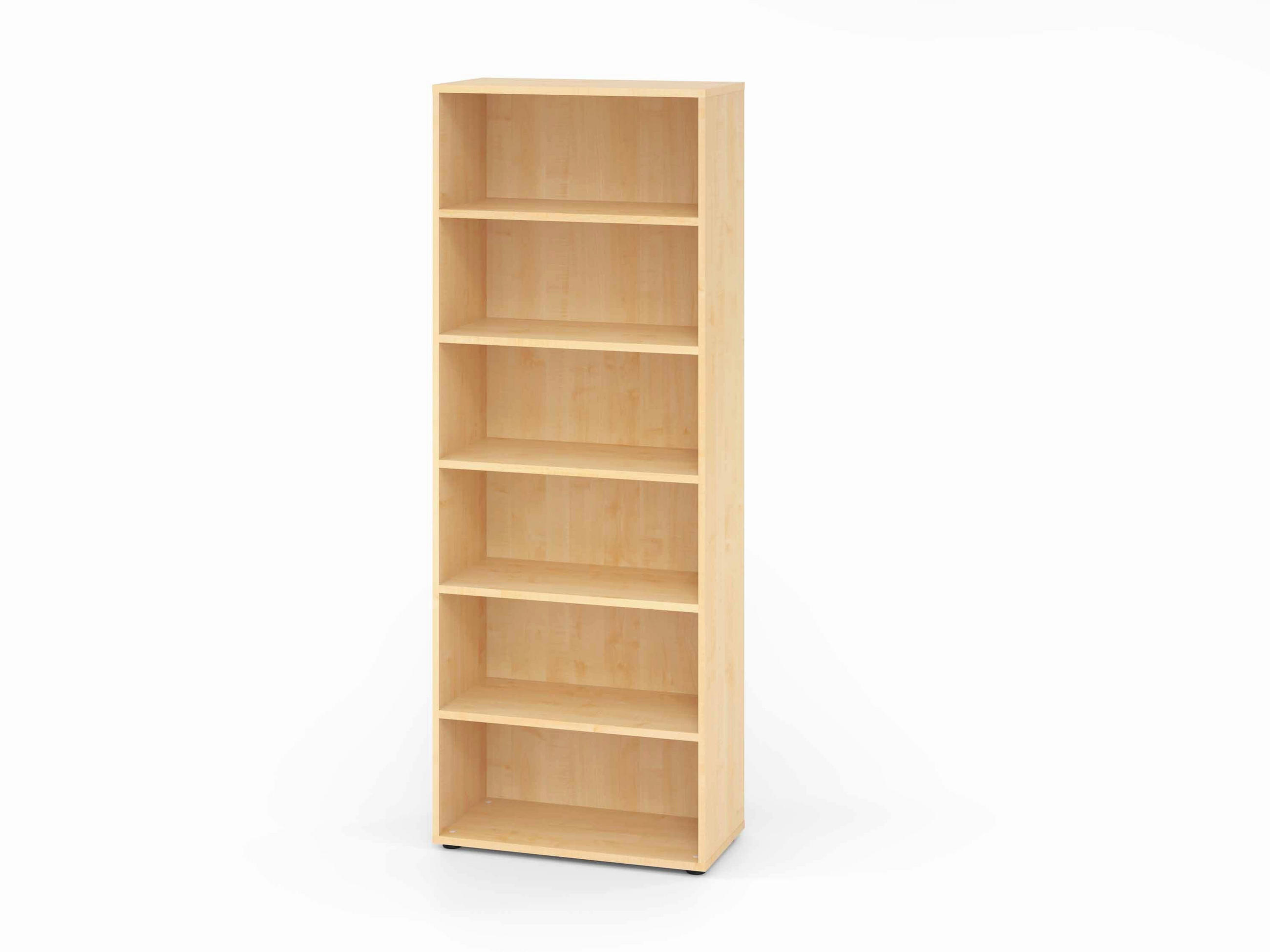 AKTENREGAL Ahornfarben  - Ahornfarben, Basics, Holzwerkstoff (80/215,6/40cm) - Venda