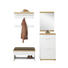 SCHUHKIPPER 60/106/30 cm - Edelstahlfarben/Eichefarben, Design, Holz/Holzwerkstoff (60/106/30cm) - Novel SCHUHKIPPER 60/106/30 cm - Edelstahlfarben/Eichefarben, Design, Holz/Holzwerkstoff (60/106/30cm) - Novel