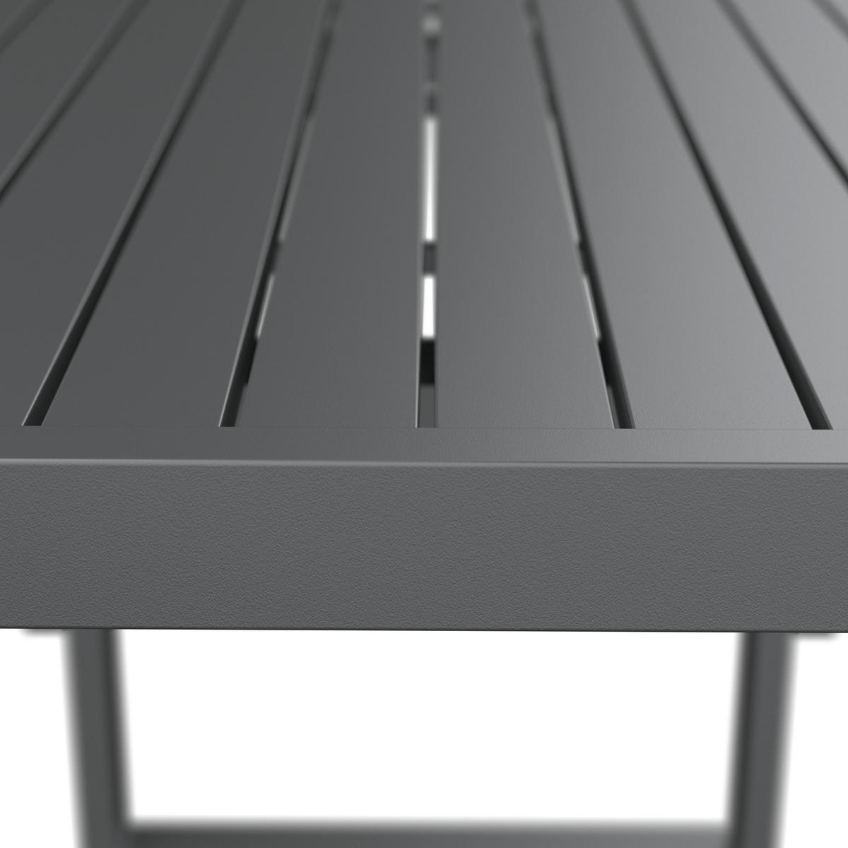 LOUNGE GARNITURA jeklo  - siva, Design, kovina (176/100/71/46/67/74,5/60,5cm) - Ambia Garden