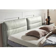 BOXSPRINGBETT 180/200 cm  in Hellgrau  - Hellgrau/Schwarz, Design, Textil/Metall (180/200cm) - Johann Jakob