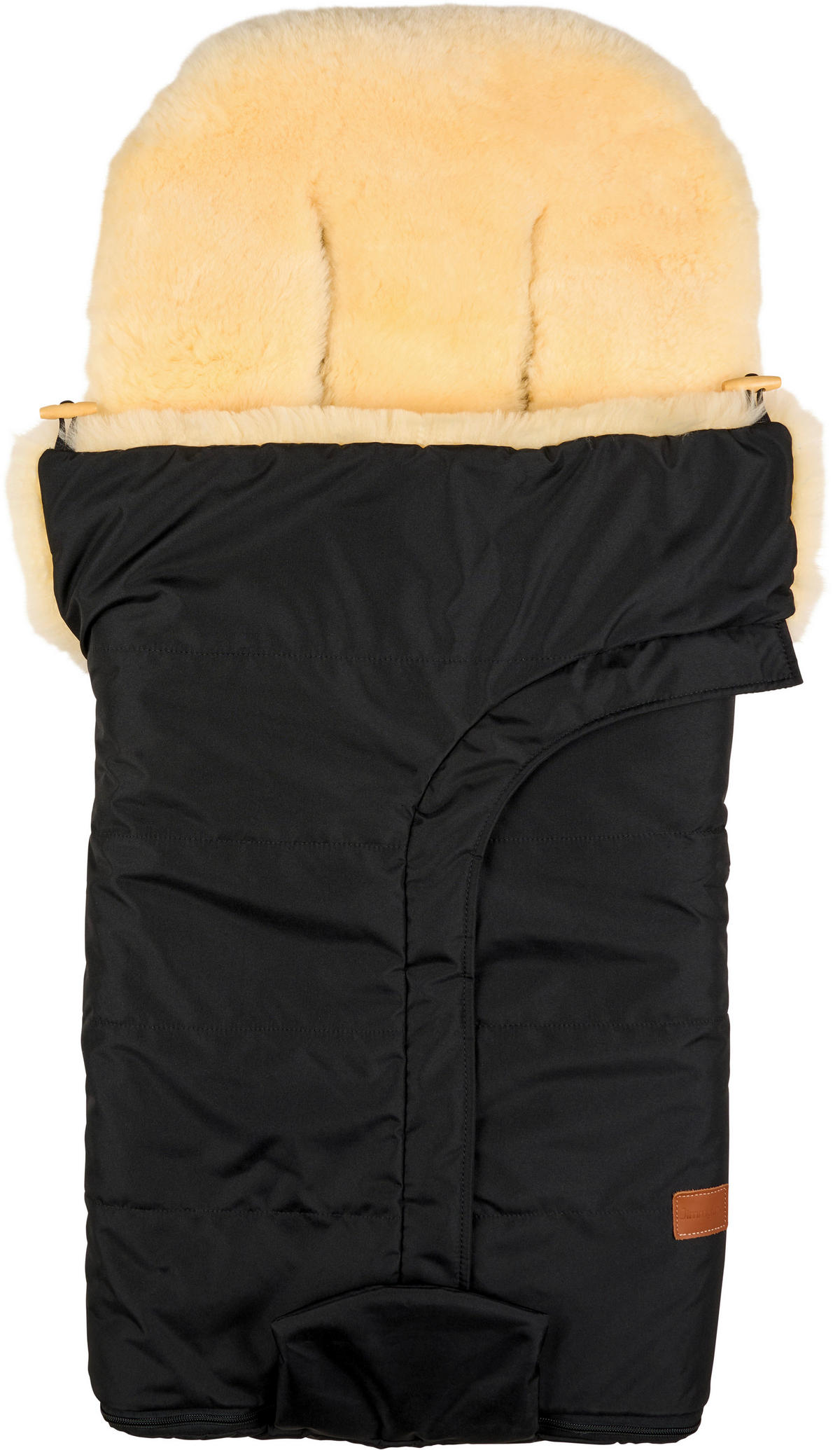 FELLSACK  - Creme/Schwarz, Basics, Textil (49/100cm) - Jimmylee