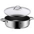 SCHMORPFANNE 28 cm DURIT Select Pro-Antihaftbeschichtung - Klar/Edelstahlfarben, Basics, Glas/Metall (28cm) - WMF