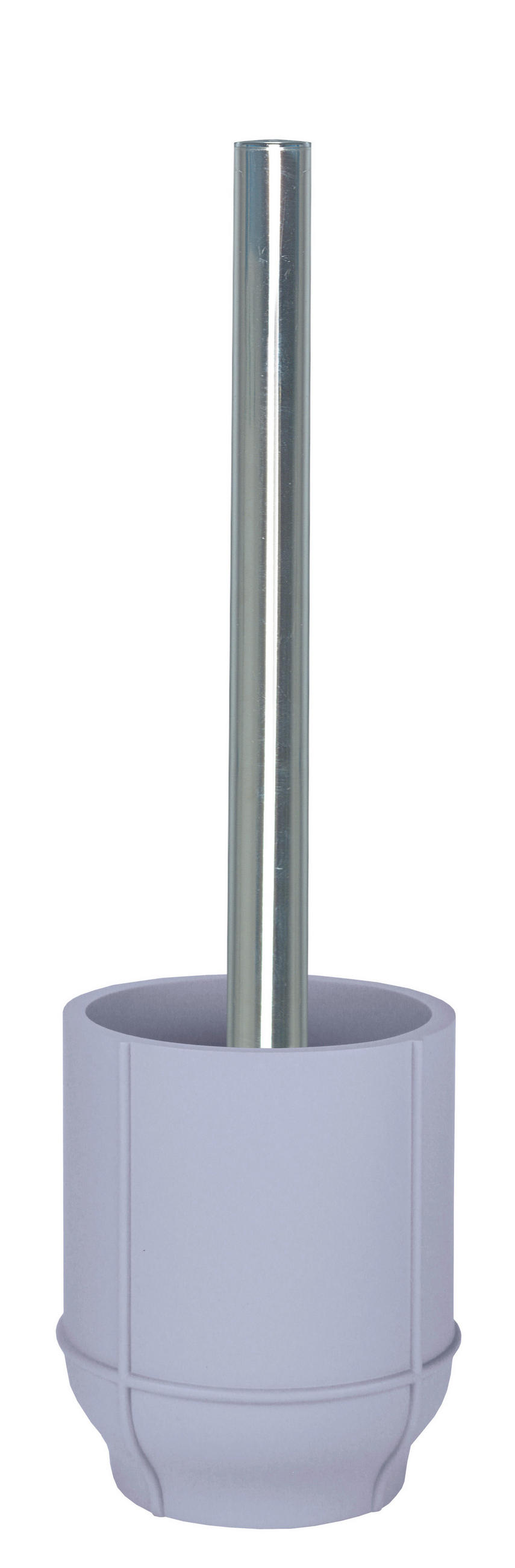 WC KEFE-SZETT fém    - ezüstszínű, Basics, műanyag/fém (9.4/39/9.4cm) - Kleine Wolke