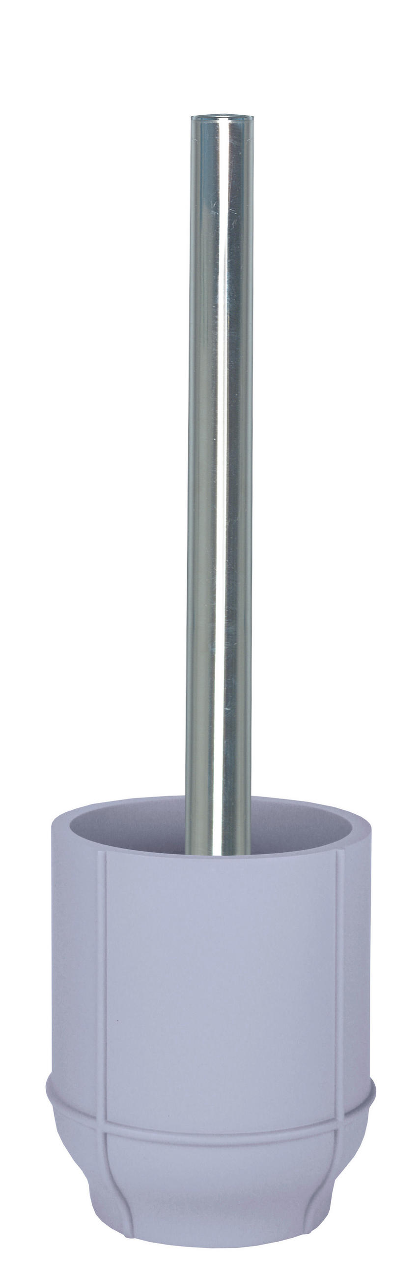 WC KEFE-SZETT fém    - ezüstszínű, Basics, műanyag/fém (9.4/39/9.4cm) - Kleine Wolke