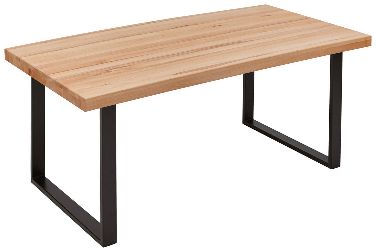 TISCHGESTELL Schwarz  - Schwarz, Design, Metall (78/7,5/72cm) - Valdera